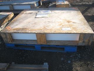 Window in Crate. Approx. 36x46x7.