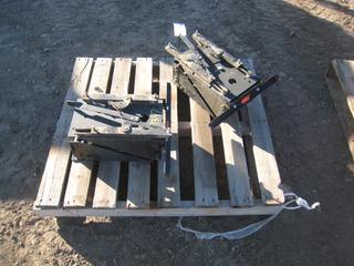 (2) Heritage Silver Seat Brackets. Hair Ride, Unused.