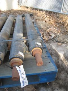 Set of Hydraulic Rams 44" Long. Unused.