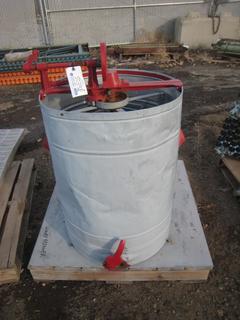 Hand Crank Honey Spinner.