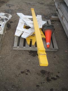 Barricades Legs Cones. 