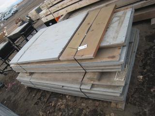 Quantity of Plywood Pieces Assorted Sizes.