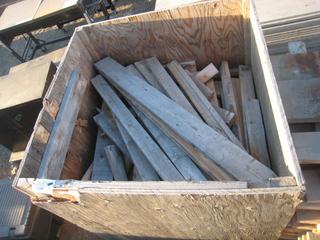 Crate of 2x4 & 2x6 Cut Off Lumber.