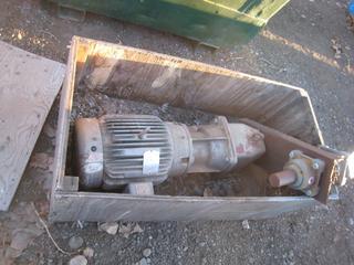 Electric Motor w/Gear Box.