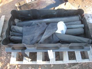 Plastic Crate c/w Portable Viewing Advertising System.