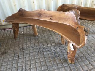 Hand Made Wood Bench.