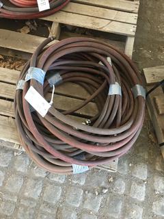 Quantity of 3/4" & 1" Air Hose.