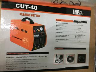 Unused LRP Cut-40 DC Inverter Plasma Cutter 110V/230-240V.