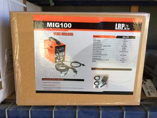 Unused LRP Mig100 Single Phase Welder.