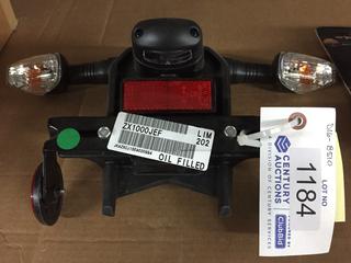 Tail Light Assembly With License Plate Mount.