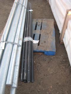 Black Fencing Tube. 2"x8'.