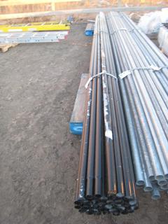 Black Fencing Tube. 1.75"x21'.