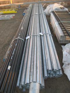 Galvanized Fencing Tubes. 2"x21'.
