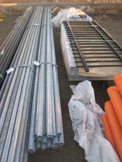 Galvanized Fencing Tubes. 2"x21'.