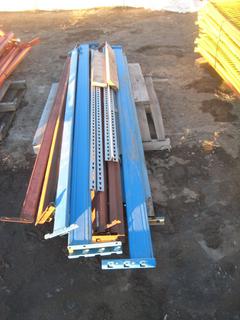 Pallet of Metal Rack Braces.