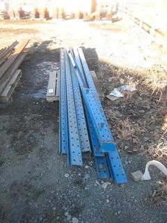 Pallet of Paint & Drilled 4" Channel. 14' Lengths.