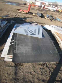 Pallet of Miscellaneous Signs. 4x4 Folding, 4x8.