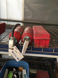 (2) Fire Extinguishers w/ Road Triangles.