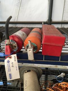 (2) Fire Extinguishers w/ Road Triangles.