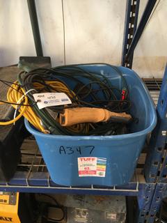 Quantity of Hardware and Extension Cords.