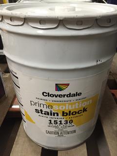 (1) 5 Gallon Pail of Cloverdale Primer, Stone Harbour.