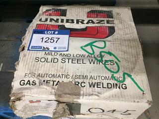 20kg Unibraze Solid Steel Wire For Gas Metal Arc Welding.