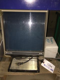 Bell & Howell SR-VIII Microfiche Microfilm Viewer Reader.