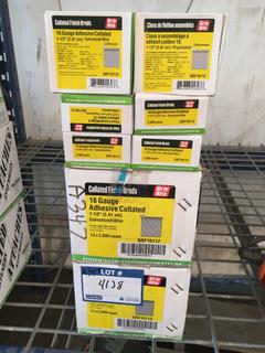 (3) Boxes of 1 1/2" Brad Nails.