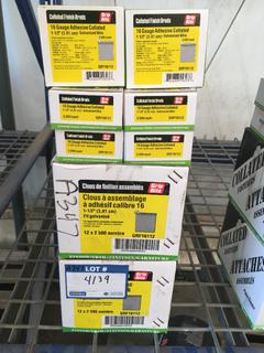 (3) Boxes of 1 1/2" Brad Nails.