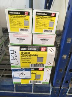 (3) Boxes of 1 1/2" Brad Nails.