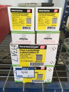 (3) Boxes of 1 1/2" Brad Nails.