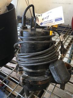 1/2 HP Sump Pump.