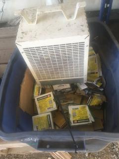 Space Heater & Misc. Brad Nails.