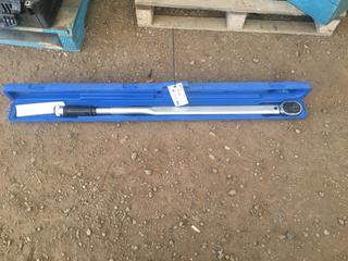 Jet 3/4" Drive 600 Ft/LB Micrometer Torque Wrench.