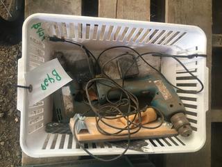 Ratchet Straps & (2) Electric Hand Drills.