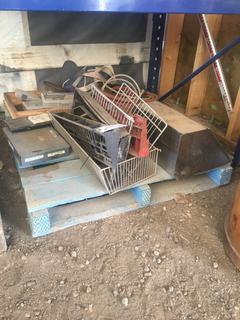 Quantity of Fuse Boxes, Air Hose & Metal Racks.