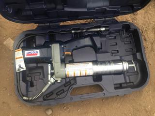 Lincoln Battery Powered Grease Gun.