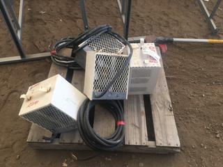 (4) Electric Construction Heaters.