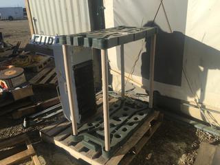 Plastic  Rolling Cart.