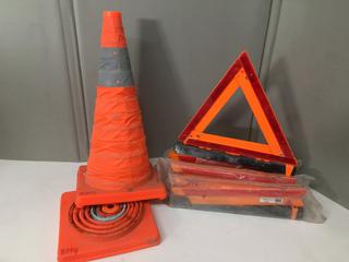 Collapsible Safety Cones & Emergency Triangles.