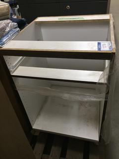 Base Cabinet, 35-1/4" x 24-1/4" x 24", No Fronts.