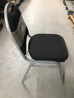 Black/Silver Office Chair.