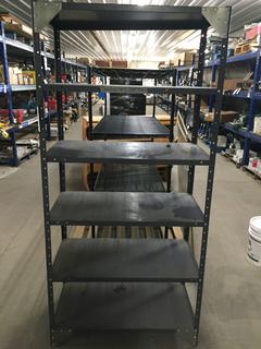 Metal Storage Rack, 75" x 36" x 18".