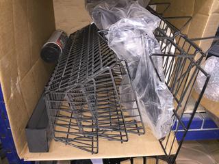 Quantity of Assorted Wire Baskets/Racks.