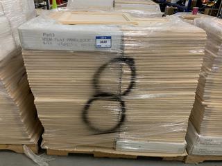 Pallet of Assorted Cabinet Doors. See Description for Quantities and Dimensions.