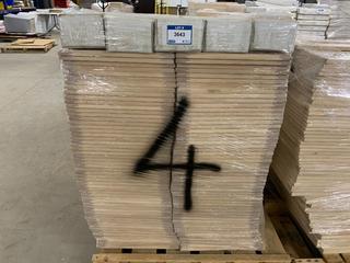 Pallet of Assorted Cabinet Doors. See Description for Quantities and Dimensions.