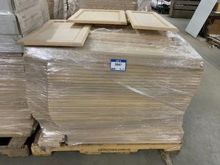 Pallet of Assorted Cabinet Doors. See Description for Quantities and Dimensions.