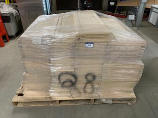 Pallet of Assorted Cabinet Doors. See Description for Quantities and Dimensions.