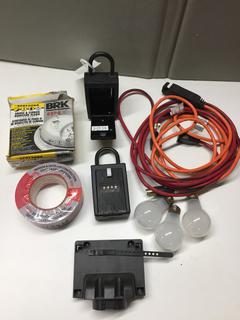 Lock Boxes, Extension Cords, Smoke Alarm, Etc.
