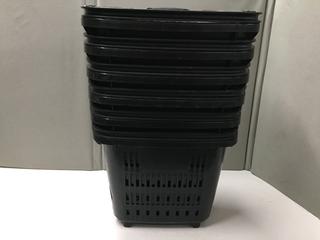 (6) Rolling Shopping Baskets.